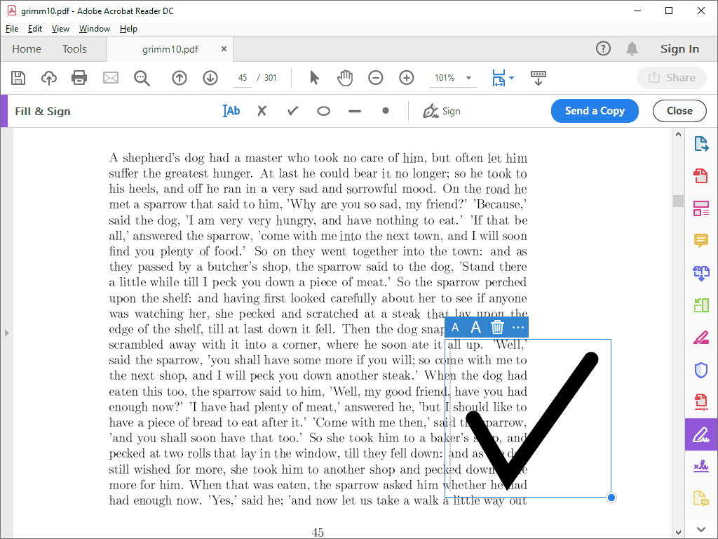 adobe acrobat reader macbook pro text not showing