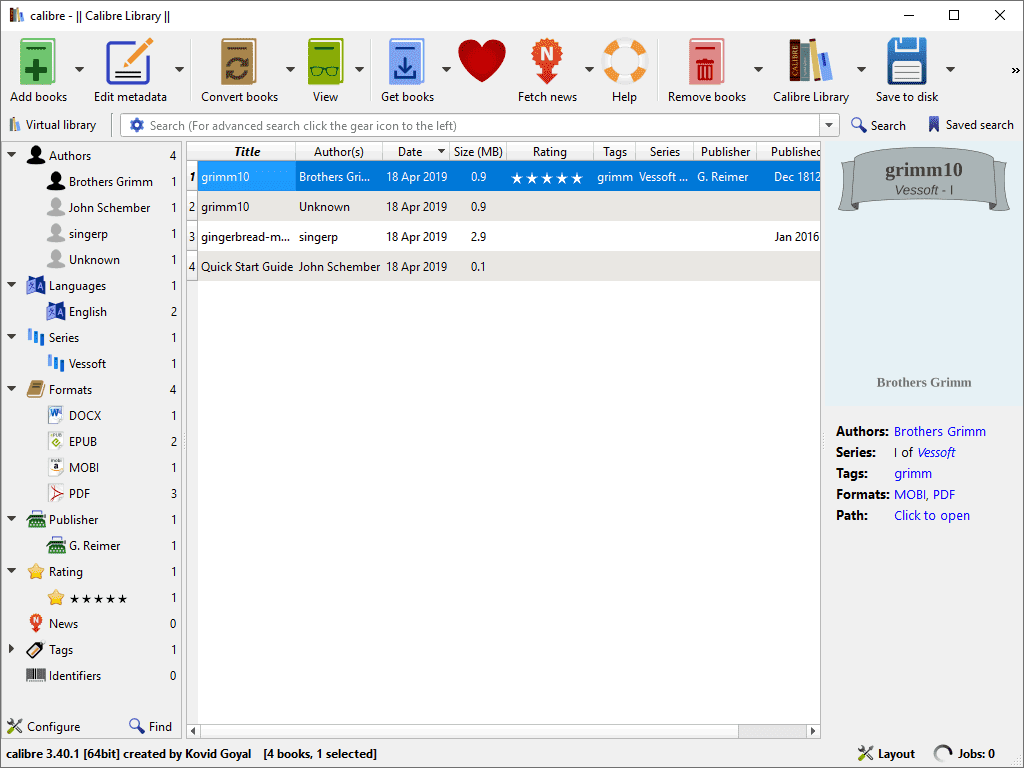 Calibre 6.29.0 for windows download free