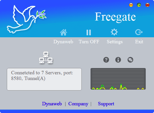 برنامج Freegate المجاني
