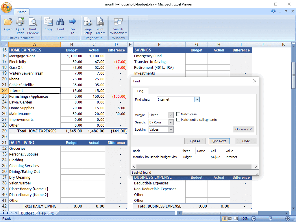 excel viewer