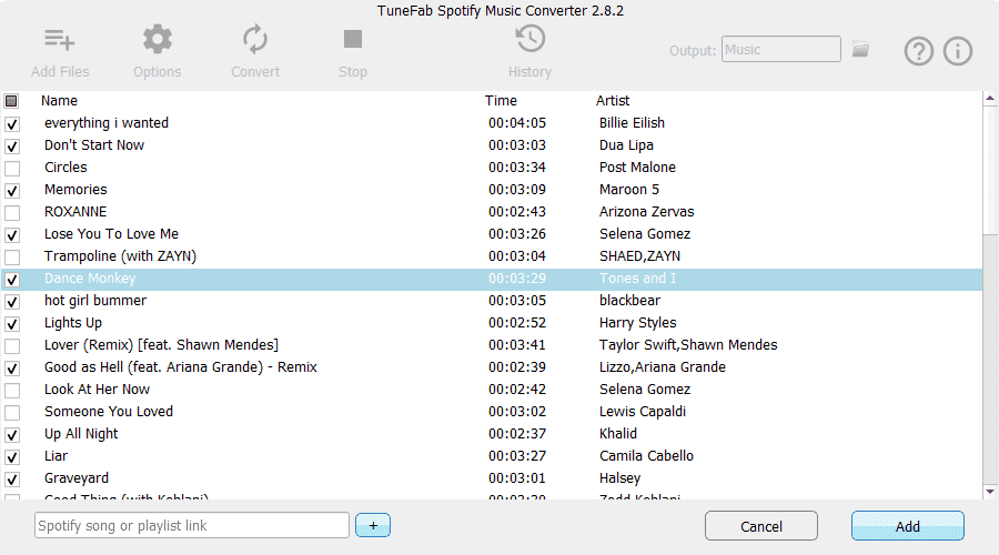 tunefab spotify music converter not working