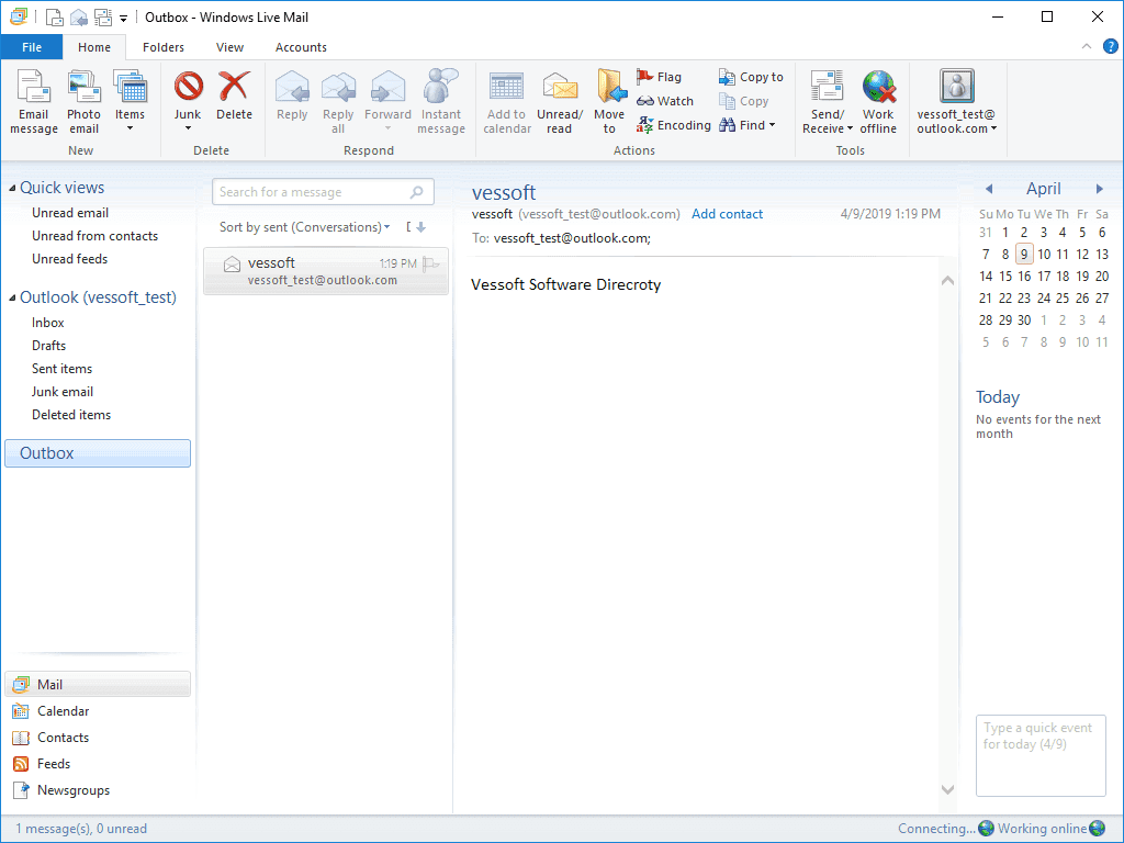 Настройка windows live mail yandex